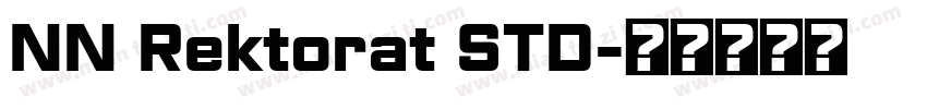NN Rektorat STD字体转换